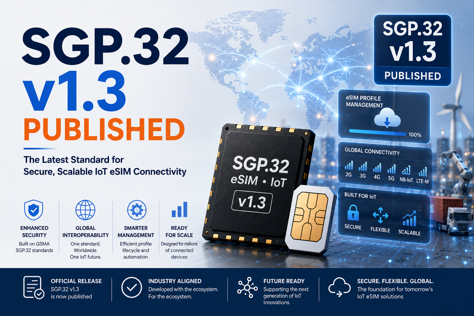 SGP.32 Moves to v1.3, But Certification Still Tracks v1.2